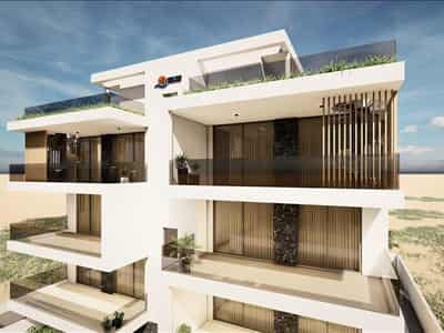 New residence with a roof-top garden close to the sea and the center of Larnaca, Livadia, Cyprus