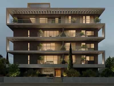 New residence with a swimming pool close to the beach, Germasogeia, Cyprus