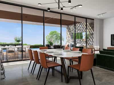Complex of villas with roof-top gardens and picturesque views, Germasogeia, Cyprus