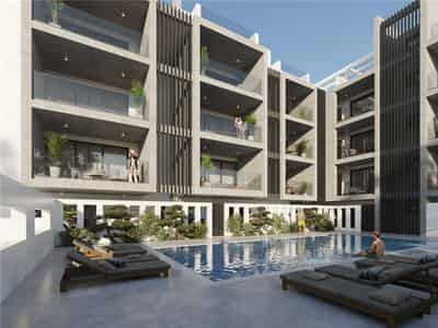 New residence with a swimming pool and a roof-top terrace, Aradippou, Cyprus