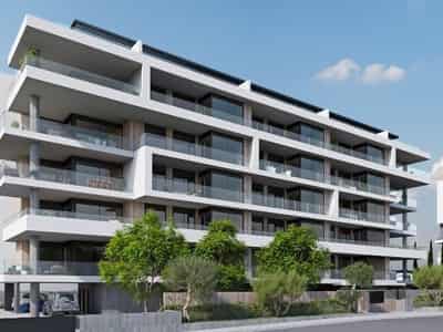 New residential complex with a swimming pool and gardens at 50 meters from the sea, Agios Athanasios, Cyprus