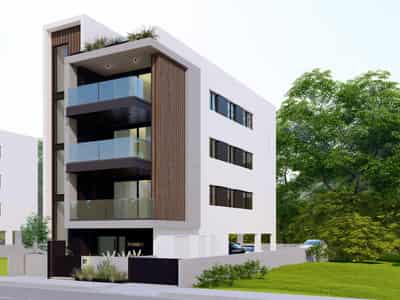 Low-rise residence with a parking at 800 meters from the beach, Germasogeia, Cyprus