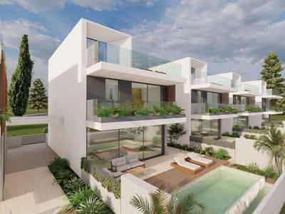 New complex of villas with roof-top gardens and panoramic sea views, Kissonerga, Cyprus
