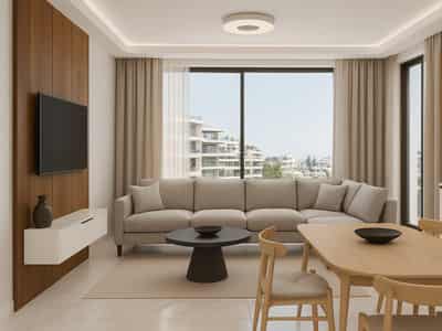 Residential complex with a parking in a vibrant area of Larnaca, Cyprus