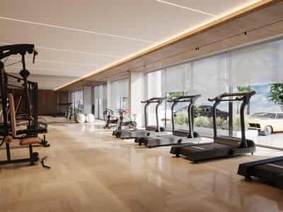New residence with swimming pools, a gym and gardens, 500 meters from the beach, Paphos, Cyprus