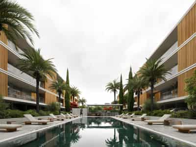 New residence with swimming pools and spa areas, 5 minutes from a golf club and beaches, Geroskipou, Cyprus