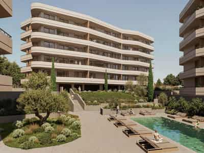 New project with swimming pools in the prestigious area of Germasogeia, Cyprus