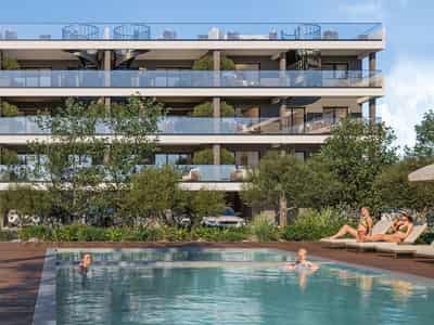 New gated residence with a swimming pool close to beaches, Limassol, Cyprus