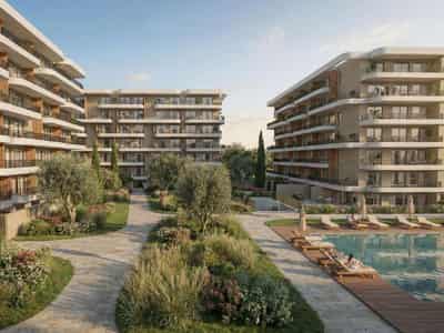 New apartments in a prestigious complex on the first line from the sea, Larnaca, Cyprus