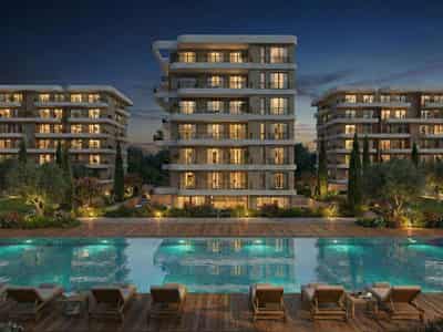 New apartments in a prestigious complex on the first line from the sea, Larnaca, Cyprus