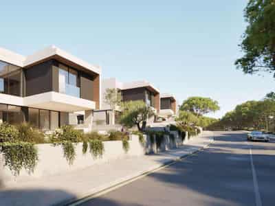 New villas with swimming pools and parkings in Agios Tychonas, Limassol, Cyprus