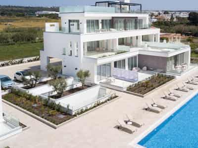 Complex of furnished apartments with a swimming pool, 850 meters from the beach, Ayia Napa, Cyprus