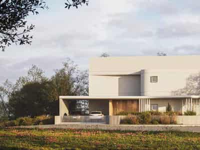 Newly built duplex villas with pools and parking in Agios Athanasios, Limassol, Cyprus