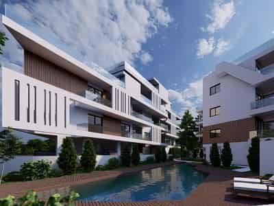 New residential complex with a pool in Potamos Germasogeia, Limassol, Cyprus