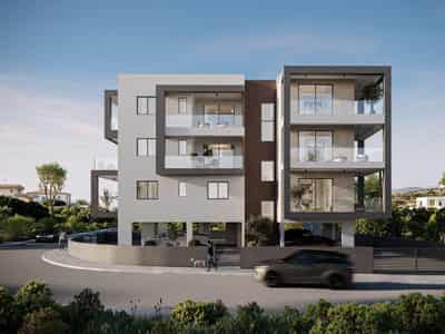 New apartments in a complex with parking, Paphos city center, Cyprus