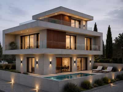 8 new villas in residential complex in Paphos