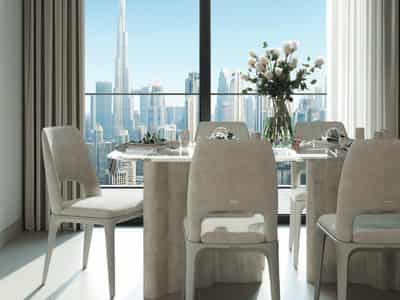 The Crest Grande — spacious apartments by Sobha in a modern residence with a pool in Sobha Hartland, Dubai