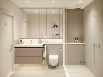 Apartments in a first-class complex Berkeley Place with a wide range of amenities, MBR City, Dubai, UAE