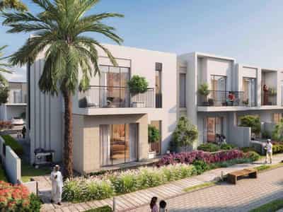 Villas in a residential complex Greenview surrounded by green parks, close to a golf club, Emaar South area, Dubai, UAE