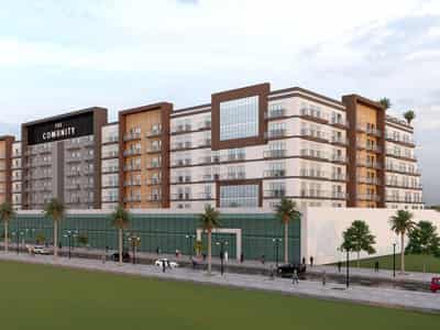 Investment apartments in The Community at 7% per annum in the heart of the Motor City area, Dubai