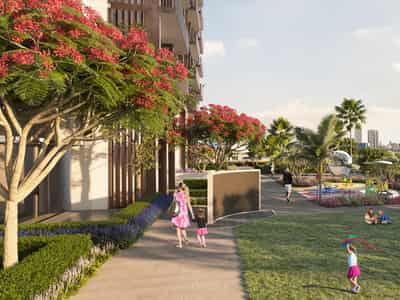 Highbury residential complex with developed infrastructure, in area with parks and water channel, Sobha Hartland, MBR City, Dubai, UAE