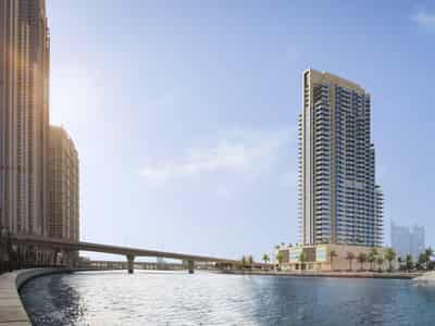 Жилой комплекс Urban Oasis от итальянского дизайнера, на берегу водного канала, с видом на город, Business Bay, Дубай, ОАЭ