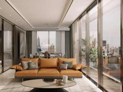 Элитный жилой комплекс PAGANI Tower с уникальным дизайном и видом на водный канал и небоскреб Бурдж-Халифа, Business Bay, Дубай, ОАЭ
