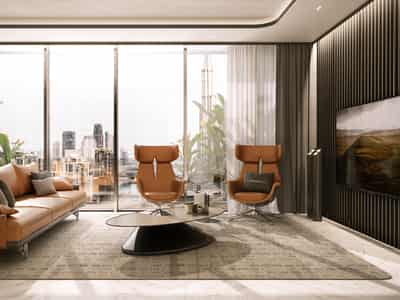 Элитный жилой комплекс PAGANI Tower с уникальным дизайном и видом на водный канал и небоскреб Бурдж-Халифа, Business Bay, Дубай, ОАЭ