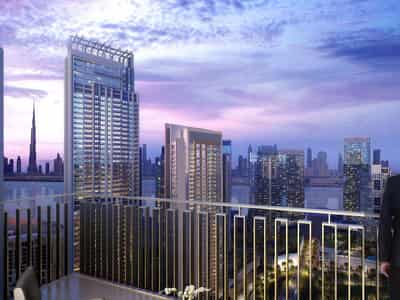 Просторные светлые апартаменты с панорамным видом в проекте Creek Gate, район Dubai Creek Harbour, ОАЭ