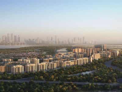 Residential complex Riviera II with a swimming pool and a garden close to the beach and the golf course, MBR City, Dubai, UAE