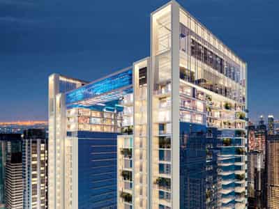 Виллы с видом на город, море и озёра, в комплексе Sky Villas с развитой инфраструктурой, JLT, Дубай, ОАЭ
