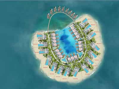 Виллы в немецком стиле, рядом с пляжем и лагуной, The World Islands, Дубай, ОАЭ
