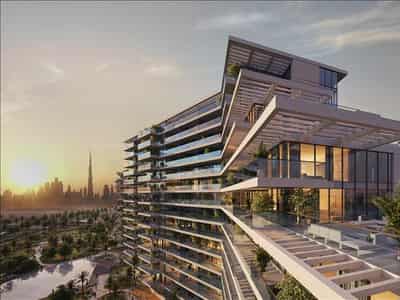 Kempinski Residences The Creek — new residence by Swiss Property with a swimming pool, a spa center and a panoramic view in Dubai Healthcare City