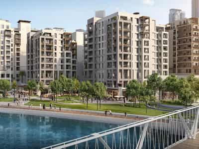 Апартаменты с террасами, видом на парк и гавань в ЖК Cedar, Dubai Creek Harbour, Дубай, ОАЭ
