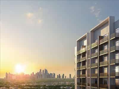 Modern residence Amber with swimming pools and restaurants near a highway and a metro station, Jebel Ali Village, Dubai, UAE