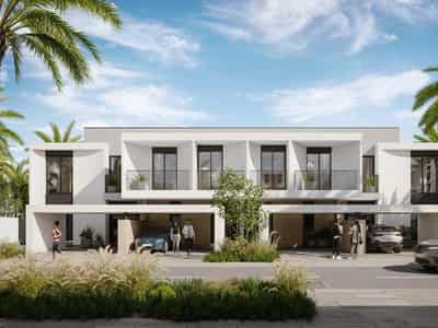 Luxury townhouses in Anya Residence with swimming pools and a park, Arabian Ranches III, Dubai, UAE
