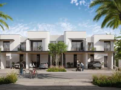 Luxury townhouses in Anya Residence with swimming pools and a park, Arabian Ranches III, Dubai, UAE