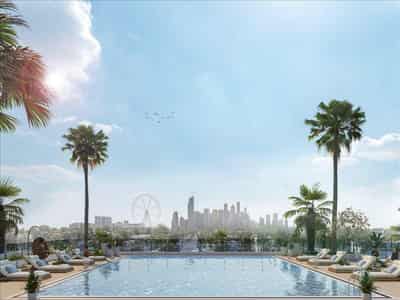 Малоэтажная резиденция Vista в центре престижного жилого района Dubai Studio City, ОАЭ