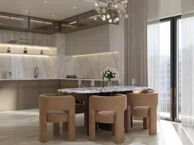 Комплекс меблированных апартаментов Altai Tower с бассейном и тренажерным залом, JVT, Дубай, ОАЭ