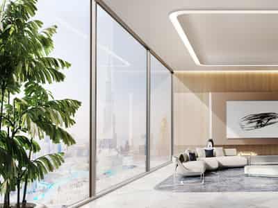 Высотный жилой комплекс Bugatti Residences с собственным пляжем рядом с яхт-клубом, Business Bay, Дубай, ОАЭ