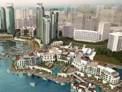 Высотная резиденция премиум класса Creek Residences рядом с причалом для яхт, Dubai Creek Harbour, Дубай, ОАЭ
