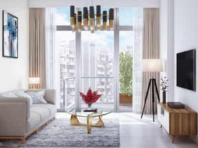 High-quality residence Creek Views 1 with a swimming pool close to the international airport, Al Jaddaf, Dubai, UAE