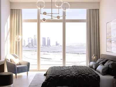 High-quality residence Creek Views 1 with a swimming pool close to the international airport, Al Jaddaf, Dubai, UAE