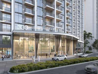 Новая высотная резиденция 330 Riverside Crescent рядом с международным аэропортом и центром города, Nad Al Sheba 1, Дубай, ОАЭ