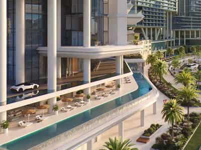 VELA, Dorchester Collection — new luxury waterfront residence by Omniyat with a beach and a mooring in Business Bay, Dubai