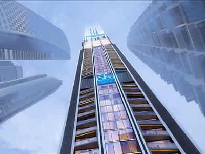 Элитная высотная резиденция Burj Binghatti Jacob с бассейном и спа-центром рядом с яхт-клубом, Business Bay, Дубай, ОАЭ