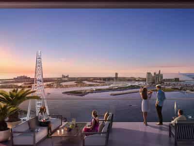 Четырёхкомнатная новая квартира в прибрежном комплексе премиум класса BlueWaters Bay с уникальным расположением, район JBR, Дубай, ОАЭ