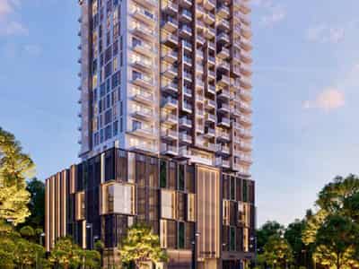 Новая резиденция Q Gardens Loft с бассейном и кинотеатром в районе JVC, в центре Дубая, ОАЭ