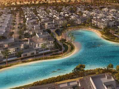 Новый комплекс вилл South Bay с лагунами, пляжами и торговым центром, Dubai South, ОАЭ