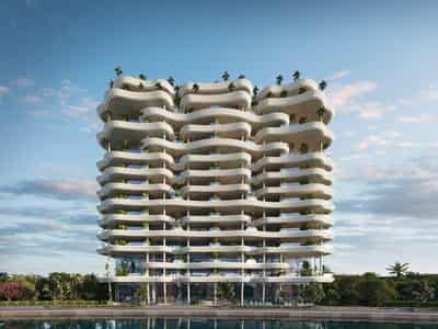 New luxury residence Casa Canal with a swimming pool, a spa center and around-the-clock security, Safa Park, Dubai, UAE
